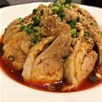 知味亭 - 蒸し鶏アップ