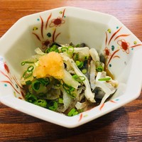 寿司 しながわ 葵 - ふぐ皮ポン酢。