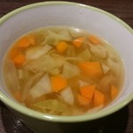 CoCo壱番屋 - 野菜スープ。