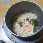 食べるお宿 浜の湯 - 鮭釜飯