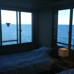 食べるお宿 浜の湯 - 部屋の窓から海が綺麗に見えます。