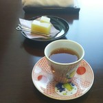 食べるお宿 浜の湯 - チェックイン時のウェルカムドリンク