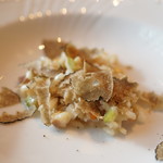 ジュエーメ - T-farmの季節の根菜と秋田産真鯛のリゾット　秋トリュフ（2017/11)