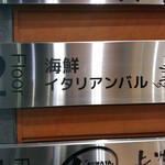 Kaisenitariambaruruchiano - 【2017.12.28(木)】店舗の看板