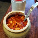 七輪焼肉 ブッチャー軒  - 冷麺の辛味