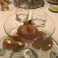 グリルうかい 丸の内店 - 雲丹と甘海老のゼリー寄せ