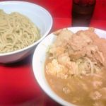 ラーメン二郎 - ニンニクつけ麺(小ラーメン+100円) (800円)