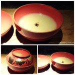 大どころ - ◆白菜と干し貝柱のすりながし。出汁には糸島産の「鰆」のアラが使用されいます。 貝柱の上品な旨みに鰆の旨みが足され美味しいこと。体も温まりますね。