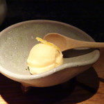 大どころ - ◆デザートは「大分有機かぼすのシャーベット」・・かぼすの爽やかな味わいが食後にピッタリ。