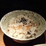 大どころ - ◆ほうじ茶で炊いたむかごご飯・・ほうじ茶の香りが良いこと。これ家でも真似しようかしら。