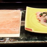 別亭やえ野 - 銀ひかり大岩魚炙り塩しゃぶ造里