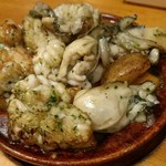 ビストロ シン 2 - 牡蠣と白子にジャガイモのバターソテー