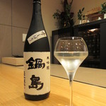 照寿司 - 鍋島(佐賀) 雫搾り大吟醸(グラス) 2200円