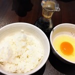 櫻井中華そば店 - 寿雀卵の卵かけご飯