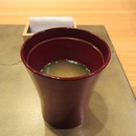 照寿司 - 蟹出汁の味噌汁