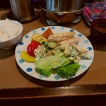 ランチ地鶏クリーム煮