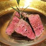 焼肉 うしみつ 恵比寿本店 - シャトーブリアンけんしろう焼き