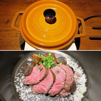 焼肉 うしみつ 恵比寿本店 - ヒレとフォアグラの赤ワインリゾット
