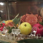 魚作 - 内観３　ボタンエビ、毛蟹