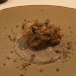 カーサ・デル・チーボ - 白子のフリット セモリナ粉とマッシュルームパウダー トリュフ