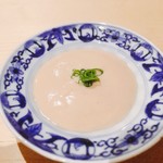 鮨 はしもと - 2017.12.  皮剥の肝醤油