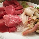 魚仁 - マグロ＋ホッキ貝500円