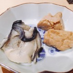 鮨 はしもと - 2017.12.  鮟肝と牡蠣の味噌漬け