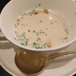 西洋厨房 れんが亭 - 栗のポタージュ、濃厚(≧∀≦)