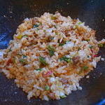 汁なし担々麺 階杉 - またひたすら混ぜる