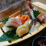 「お刺身定食（並）」のお刺身