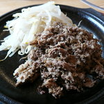 和喜 - 牛肉ジュージュー焼き定食(800円)～牛肉ジュージュー焼き