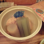 小石川 かとう - 本日の炊き合わせ（鯛の子、竹の子、小芋、ふき、うど、）