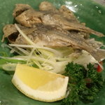 赤鬼 - ｱｼﾞの唐揚げ土佐酢がけ