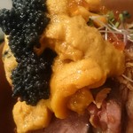 和牛海鮮宝石丼特上￥2700肉増し￥500ご飯300g普通盛り❤