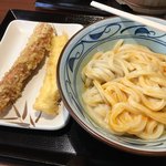 丸亀製麺 - 釜たま大&ちくわ天イカ天