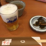 京屋 - スーパードライと一番搾りがあります。