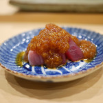 鮨 たかはし - 鰹と玉葱醤油