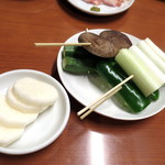 炭火乃 - 焼き野菜_一つ100円