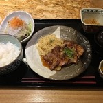 肉専科はふう 聖護院 - 豚肉グリル生姜ソース