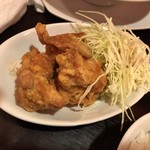 芙蓉麻婆麺 - 唐揚げ定食
