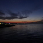 庭園茶寮 みな美(皆美館) - （おまけ）宍道湖、残照