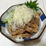 Nobunaga - 自家製モツニンニク   ニンニク控えめでさっぱり味