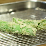 てんぷら 深町 - アスパラ