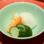 てんぷら 深町 - 香の物