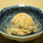 てんぷら 深町 - 胡桃のアイス