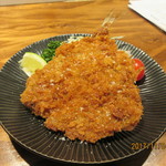 橋の湯食堂 - アジフライ接写