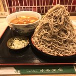 味奈登庵 - カレー南蛮そば  別盛り  富士山盛り！