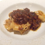 リストランテ 濱崎 - パスタ　蝦夷鹿のラグー
