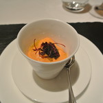 リストランテ カノフィーロ - 本マグロとコラトゥーラ、赤パプリカのムース