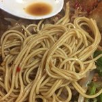 三木ジェット - 棒乾麺がほどよく辛スープに絡む